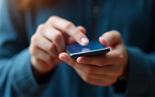 Person sharing information online